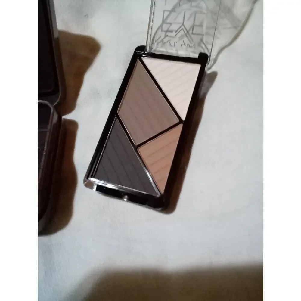 Set LA Girl Brow Kit Dark Define,Wax BrushTweezer Powder Highlight & Eyeshadow